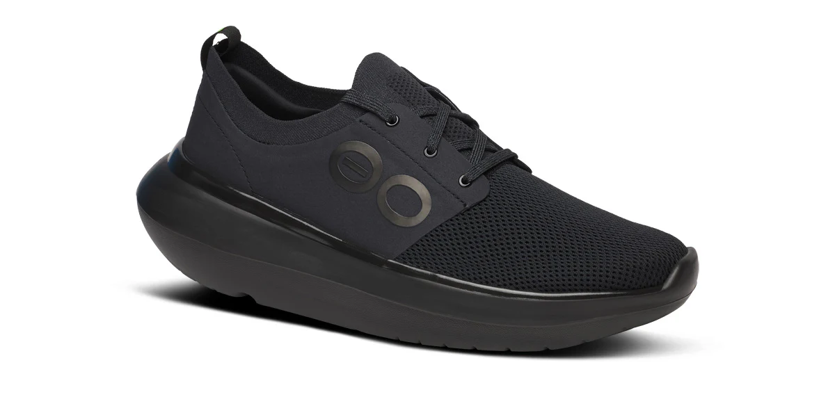 Men's OOmy Stride Shoe - Black/Black