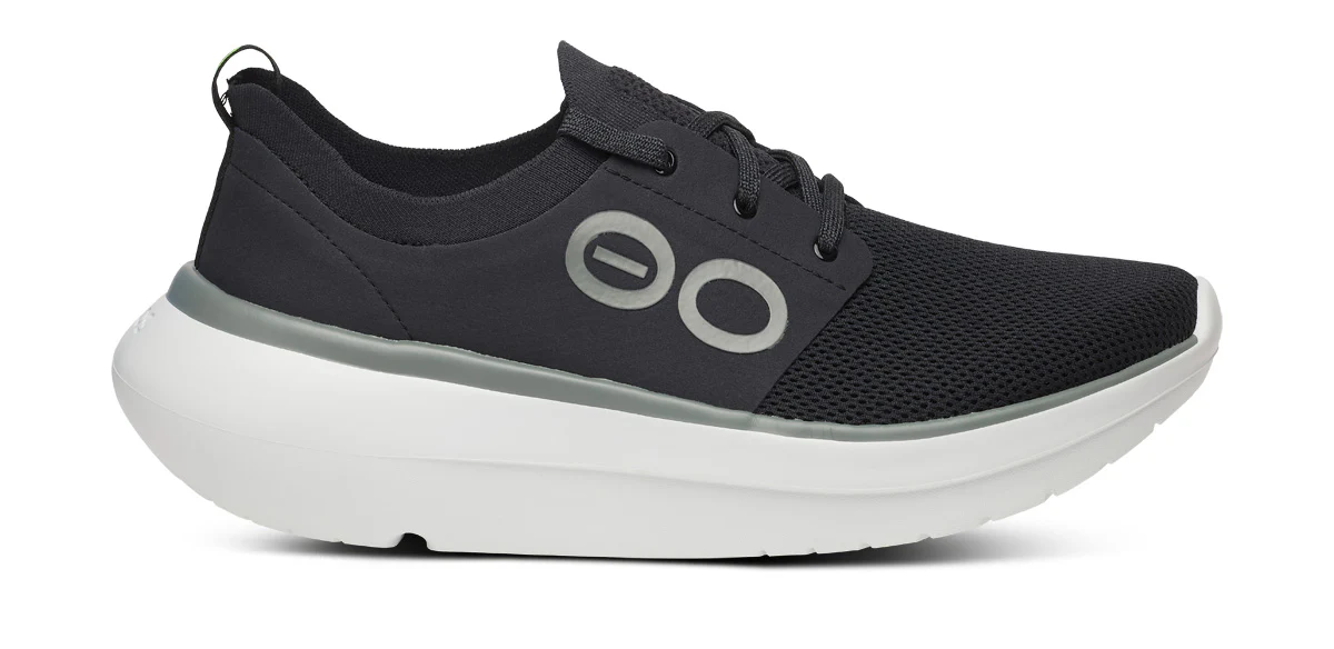 Men's OOmy Stride Shoe - White/Black - Image 2