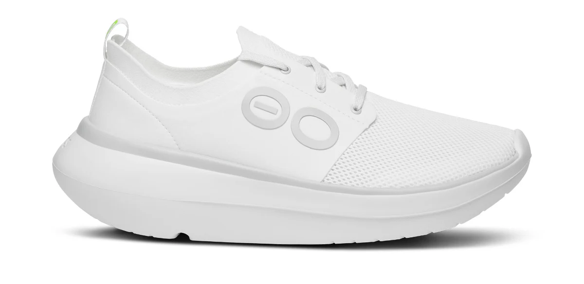 Men's OOmy Stride Shoe - White/White - Image 2