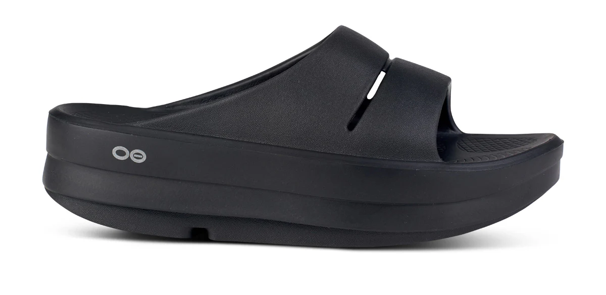 Women's OOmega OOahh Slide - Black - Image 2