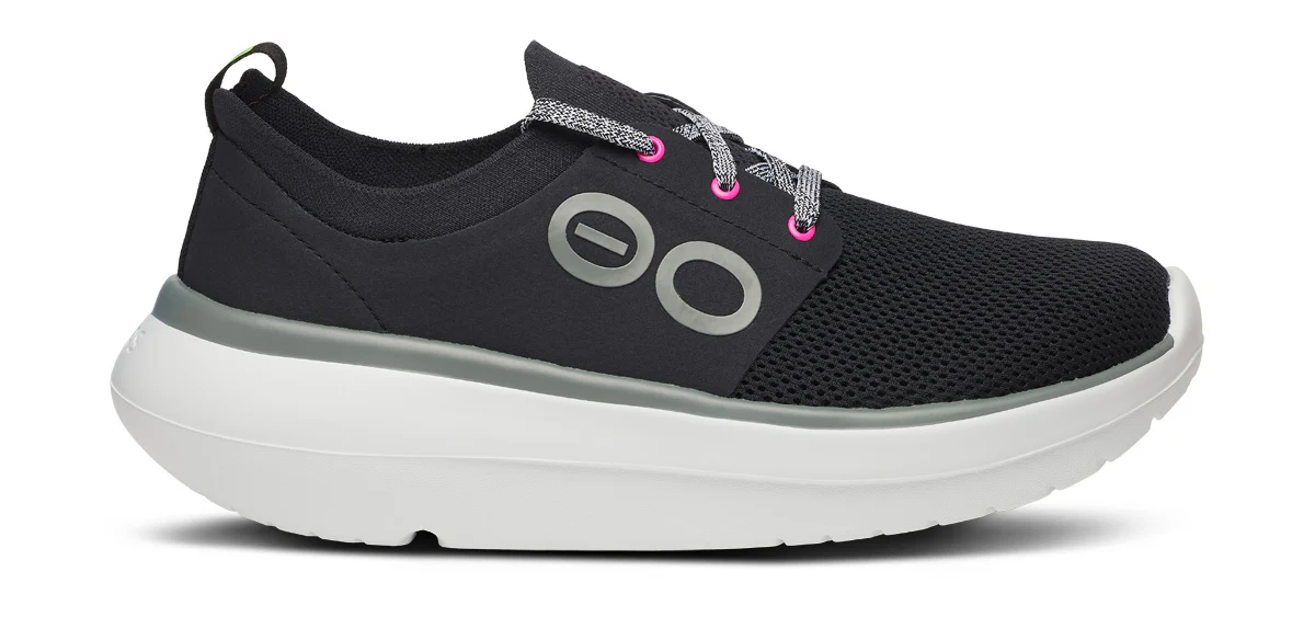 Women's OOmy Stride Shoe - White/Black - Image 2